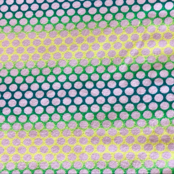 Gap Fit Racerback Activewear Tank Top yellow blue green white stripe - Picture 12 of 16